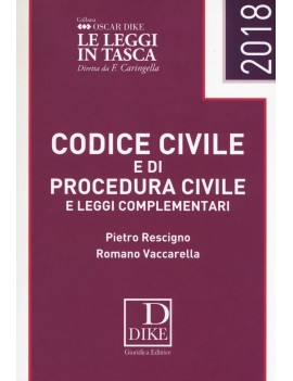 CODICE CIVILE E PROCEDURA CIVILE 2018