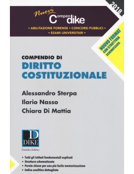 COMPENDIO DI DIRITTO COSTITUZIONALE 2018