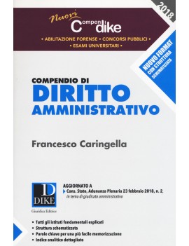 COMPENDIO DI DIRITTO AMMINISTRATIVO 2018