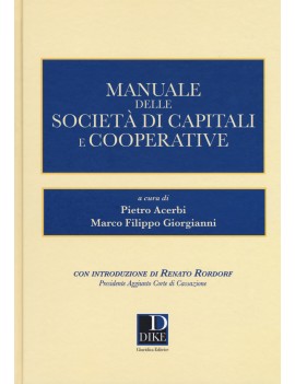 MANUALE DELLE SOCIETÀ DI CAPITALI.E COOP