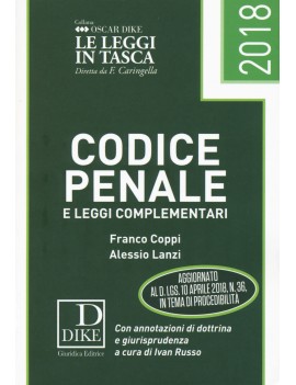 CODICE PENALE 2018