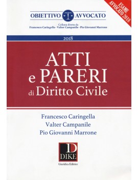 ATTI e PARERI DI DIRITTO CIVILE 2018