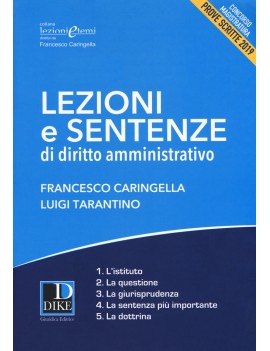 LEZIONI E SENTENZE DI DIRITTO AMMINISTRA