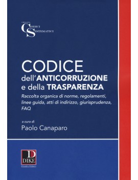 CODICE DELL'ANTICORRUZIONE E TRASPARENZA