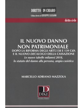 NUOVO DANNO NON PATRIMONIALE (IL)