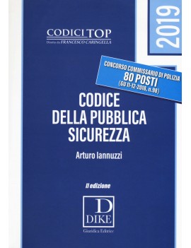 CODICE PUBBLICA SICUREZZA 2019