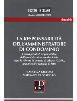 RESPONSABILITA' DELL'AMMINISTRATORE DI C