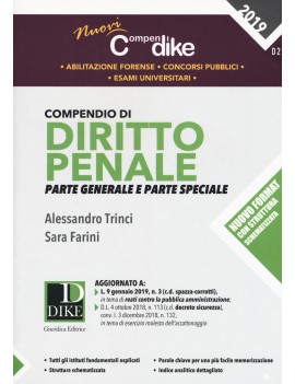 COMPENDIO DI DIRITTO PENALE PARTE GENERA