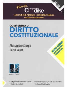 COMPENDIO DI DIRITTO COSTITUZIONALE 2018