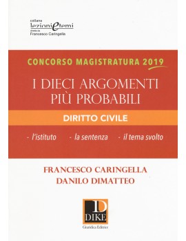 Dieci argomenti probabili DIRITTO CIVILE