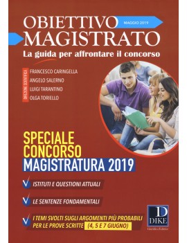 OBIETTIVO MAGISTRATO maggio 2019