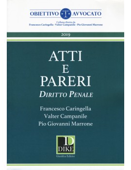 ATTI e PARERI DI DIRITTO PENALE 2019