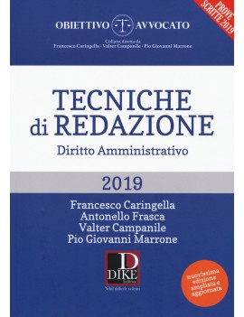 TECNICHE DI REDAZIONE 2019 diritto ammin