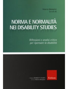 NORMA E NORMALITA NEI DISABILITY STUDIES