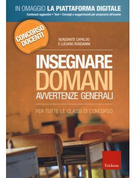 INSEGNARE DOMANI. AVVERTENZE GENERALI. P