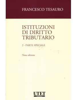 ISTITUZIONI DI DIRITTO TRIBUTARIO 2 part