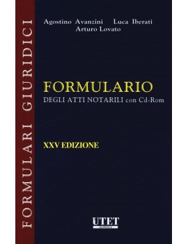 FORMULARIO DEGLI ATTI NOTARILI CON CD RO