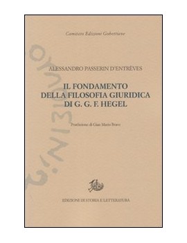 FONDAMENTO DELLA FILOSOFIA GIURIDICA DI