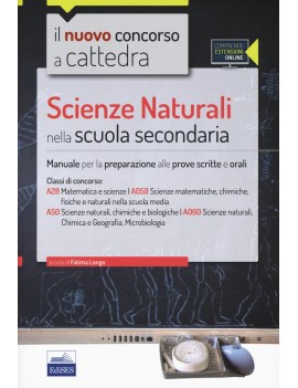 CONCORSO SCUOLA SCIENZE NATURALI scuola