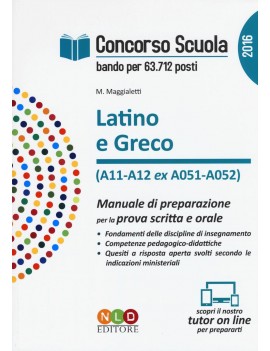 CONCORSO SCUOLA LATINO E GRECO scritto o