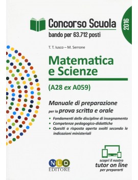 CONCORSO SCUOLA MATEMATICA E SCIENZE