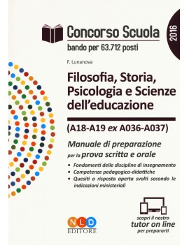 CONCORSO SCUOLA FILOSOFIA STORIA PSICOLO