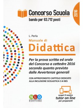 CONCORSO SCUOLA MANUALE DIDATTICA