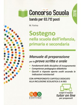 CONCORSO SCUOLA SOSTEGNO