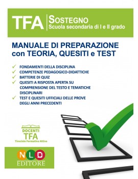 TFA SOSTEGNO scuola secondaria I e II gr