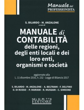 MANUALE CONTABILITA' delle regioni, enti