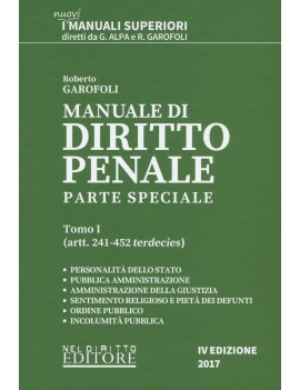 MANUALE DI DIRITTO PENALE. PARTE SPECIAL