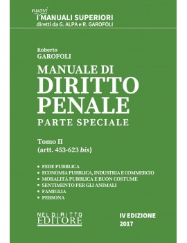 MANUALE DI DIRITTO PENALE. PARTE SPECIAL