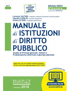 MANUALE DI ISTITUZIONI DI DIRITTO PUBBLI