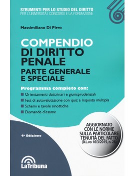 COMPENDIO DI DIRITTO PENALE parte genera