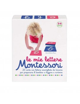 MIE LETTERE MONTESSORI. 26 CARTE CON LET