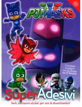 PJ MASKS. CON SUPER ADESIVI