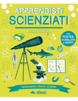 APPRENDISTA SCIENZIATO. CON ADESIVI. CON