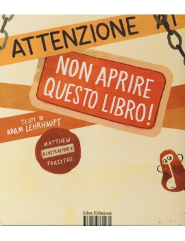 ATTENZIONE: NON APRIRE QUESTO LIBRO!