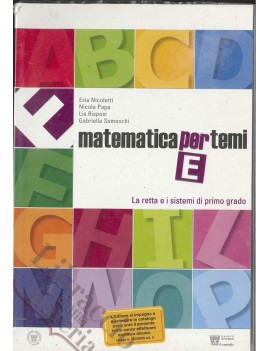 MATEMATICA PER TEMI ALGEBRA E