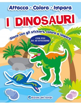 DINOSAURI. CON ADESIVI. EDIZ. A COLORI (