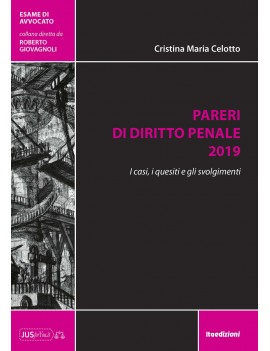 PARERI DI DIRITTO PENALE 2019