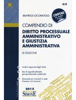 VE COMPENDIO DI DIRITTO PROCESSUALE AMMI