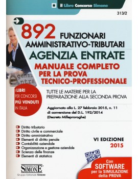 892 posti agenzia entrate manuale comple