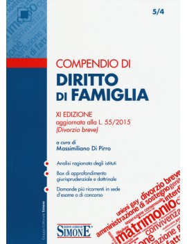 VE COMPENDIO DI DIRITTO DI FAMIGLIA 2015