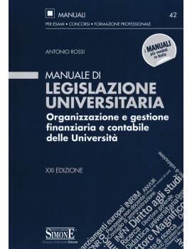 MANUALE DI LEGISLAZIONE UNIVERTSITARIA