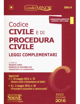 CODICE CIVILE E DI PROCEDURA CIVILE 16