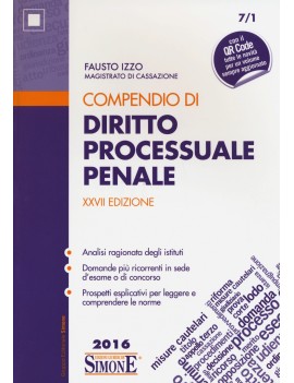 COMPENDIO DI DIRITTO PROCESSUALE PENALE