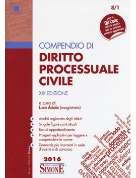 VE COMPENDIO DI DIRITTO PROCESSUALE CIVI