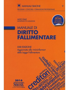 MANUALE DIRITTO FALLIMENTARE 2016