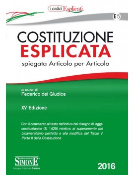 COSTITUZIONE ESPLICATA  E5  2016